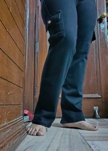 Vintage Wash Wide Leg Jeans