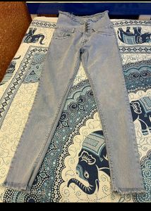 Denim High Waist Skinny Jeans