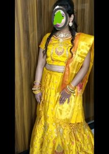 Banarsi Silk Fishcut Lehenga choli