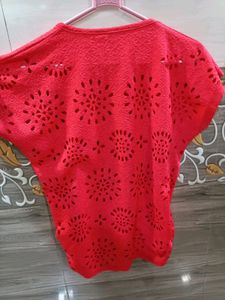 Netted Orange Top
