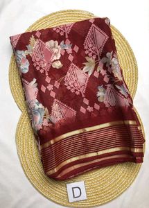 Elegant Floral Print Saree