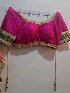 Machine embroidery lehenga choli (women)  stunning