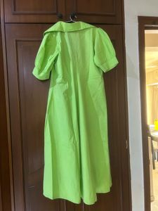 Green Zara Dress (no Discount)
