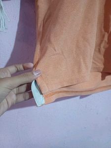 Orange polo t shirt