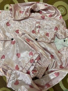 Pink Heart Pajama Set