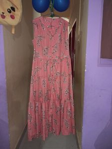 Beautiful Orange Gown(one Piece)