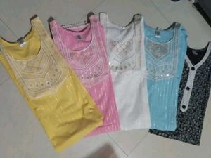 Pack Of 5 Kurtis