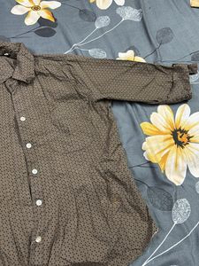 Brown Patterned Shirt