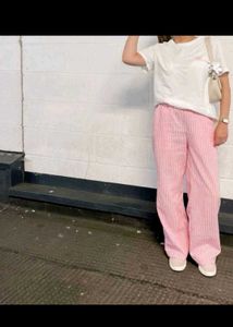 Pinterest White And Pink Trouser