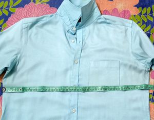 KNIGHTHOOD, Slim Fit, Mens Formal Used Shirt, Size- 40
