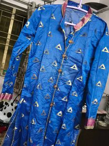 Blue Printed Kurta