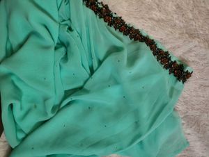 CYAN SAREE