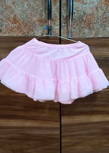 Stylish Baby Pink Net Skirt.