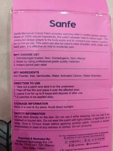 Sanfe periods Cramp Patches 1