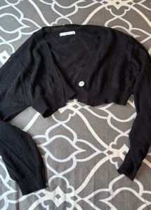 Y2k Korean Cropped Cardigan
