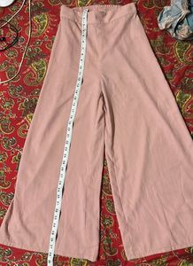 Peach Casual Pants Plazo