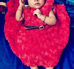 Cute Red Baby Dress