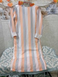 Striped Kurta Set