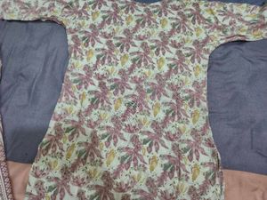 Kurti Set With Pants And Dupatta