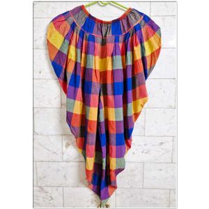 Checked Dhoti Pant