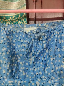 Floral Tie-Front Dress