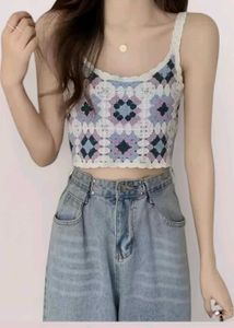 Crochet Knit Crop Top