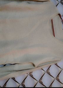 Cream Long Sleeve Top