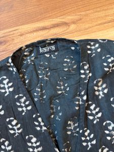 Block Printed Wrap Around Top