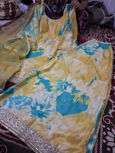 Heavy party  Wear plazo Dress 40 Size