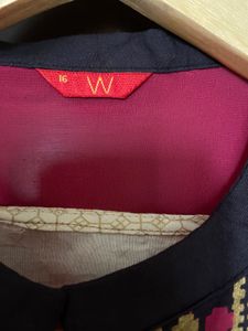 Pink &amp; Beige Layered Kurta from (W)16