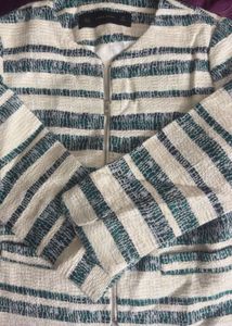 Zara Woman Striped Blazer