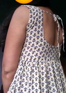 Floral Print Ethnic Dress