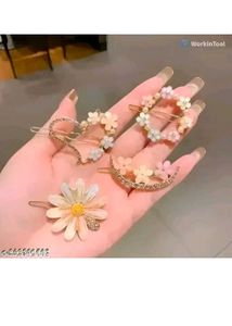 Floral Hair Clip Set