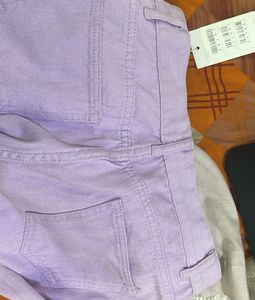 Urbanic Wide Leg Lilac Jeans With Tags