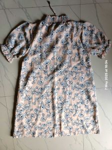 Chemistry - cream coloured printed A-line dress
