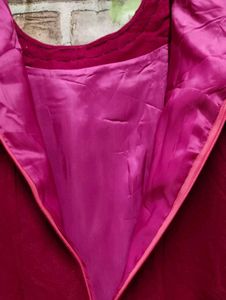 Chic Magenta Dress unique design n colour