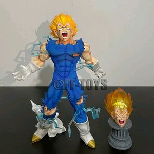 Vegeta Self-destruct Majin ActionFigure (2 Heads )