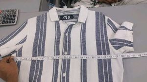 Zara Striped Oversized Shirt