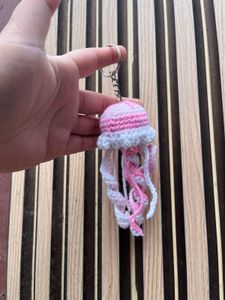 Crochet Jellyfish Keychain ( Any 1 )