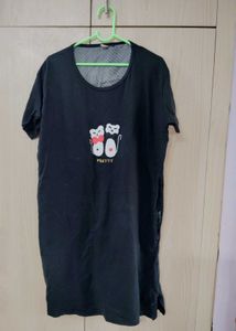 DAILY WEAR BLACK NIGHT DRESS 😻
