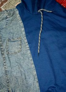 Unique Two-Tone Hoodie