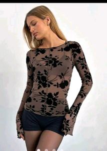SAVANA Floral Print Top