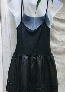 311. Black Slip Dress