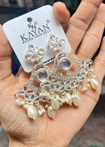 Monalisa Stone White Pearl Earrings | Women