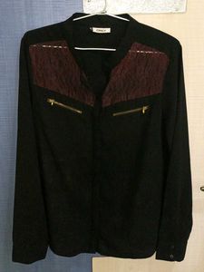 ONLY Black Embellished Top