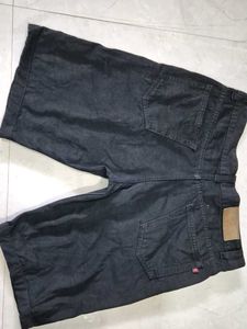 Black Denim Shorts