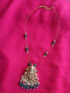 Big Size Laxmi Pendent Invisible Chain