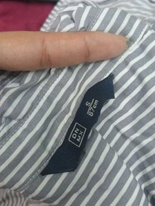 Striped Button-Down Shirt