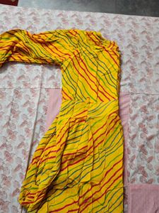 Yellow Striped Dress