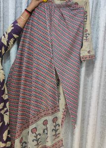 Beautiful Cotton Kurta Duppata Pant Set